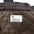 Uniform Unlimited Flight Pants Overalls L Khaki Nylon Quilted Liner with Suspenders Bar TALON IDEAL Zip 60's Made in USA