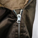 Uniform Unlimited Flight Pants Overalls L Khaki Nylon Quilted Liner with Suspenders Bar TALON IDEAL Zip 60's Made in USA