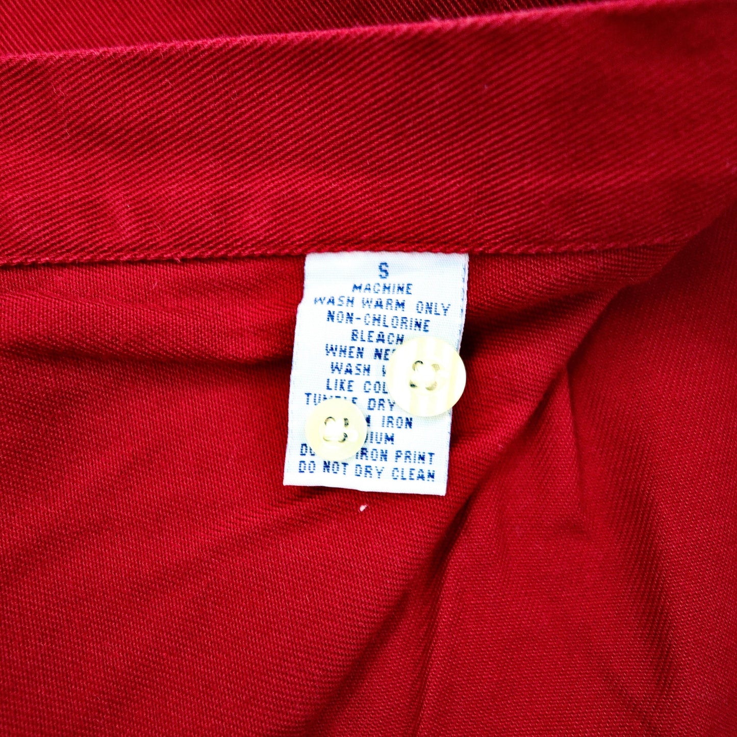Ralph Lauren ボタンダウンシャツ S レッド BLAKE ワンポイントロゴ刺繍