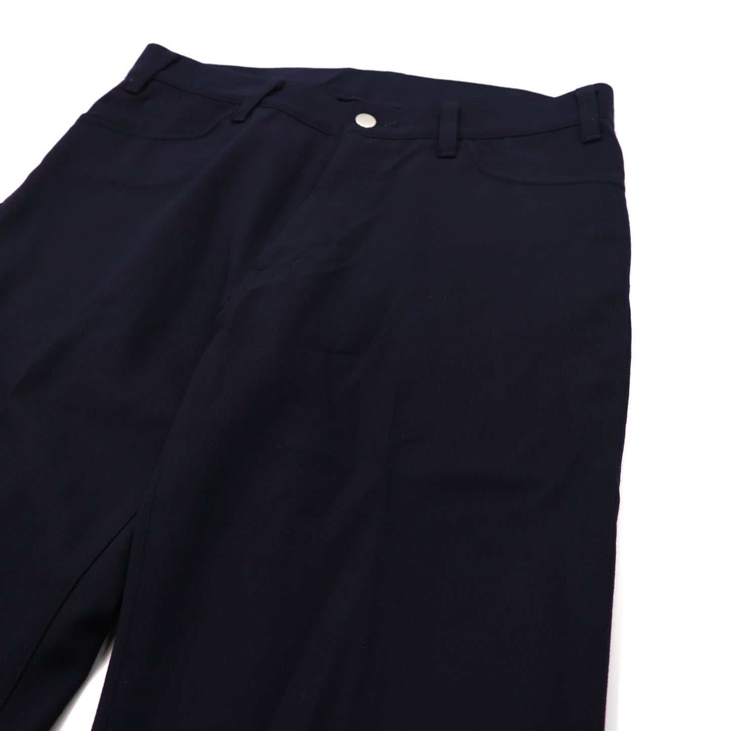 URU スラックス STA-PREST ネイビー PANTS  2  ウール 18FUP11