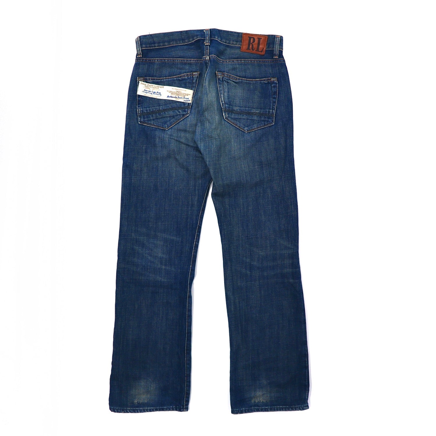 POLO JEANS CO. RALPH LAUREN デニムパンツ 32 ブルー 革パッチ – 日本 ...