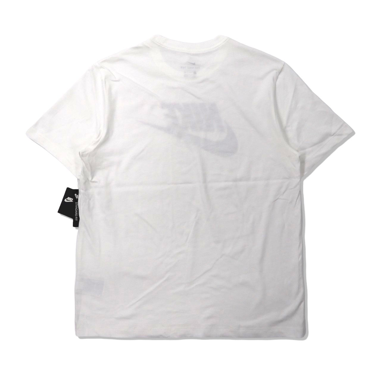 古着堂Tシャツナイキ 表記XL ビッグロゴ スニーカー箱 両面プリント ホワイト Tシャツ