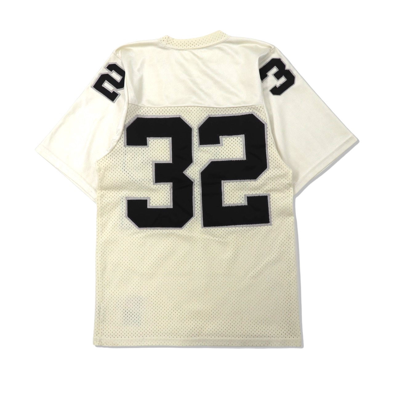 Sand Knit × NFL フットボールTシャツ ゲームシャツ S ホワイト ナイロン メッシュ 90年代