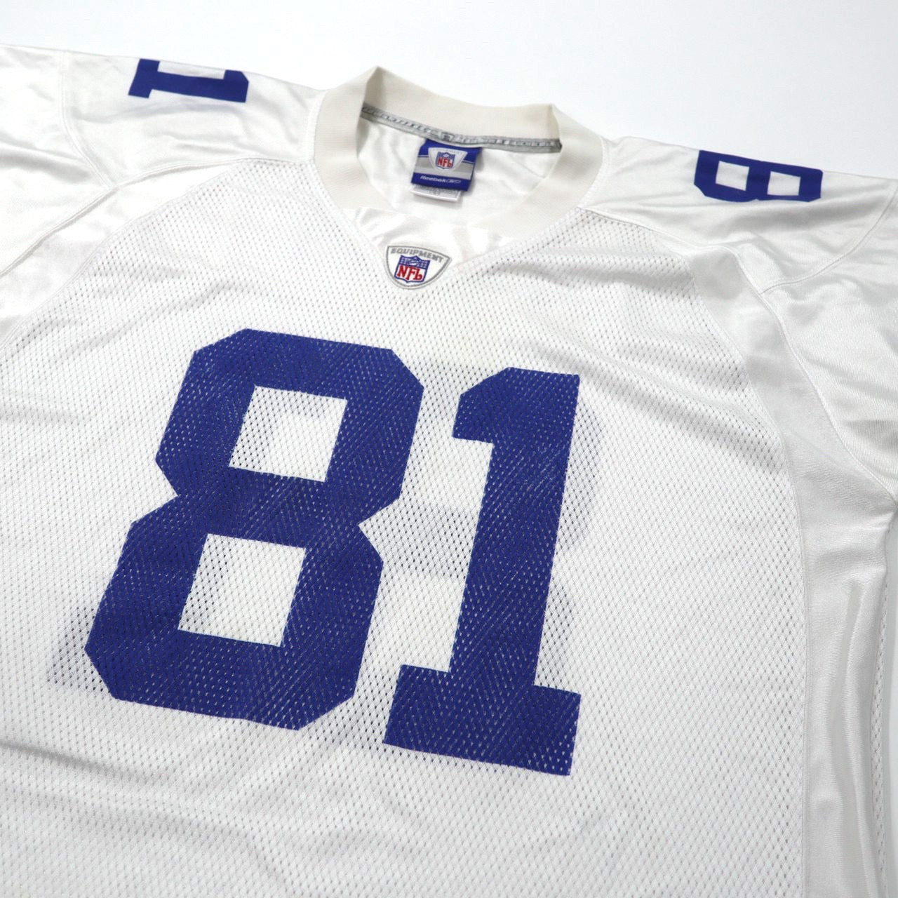 REEBOK Game Shirt L White Polyester Numbers NFL DALLAS COWBOYS ...