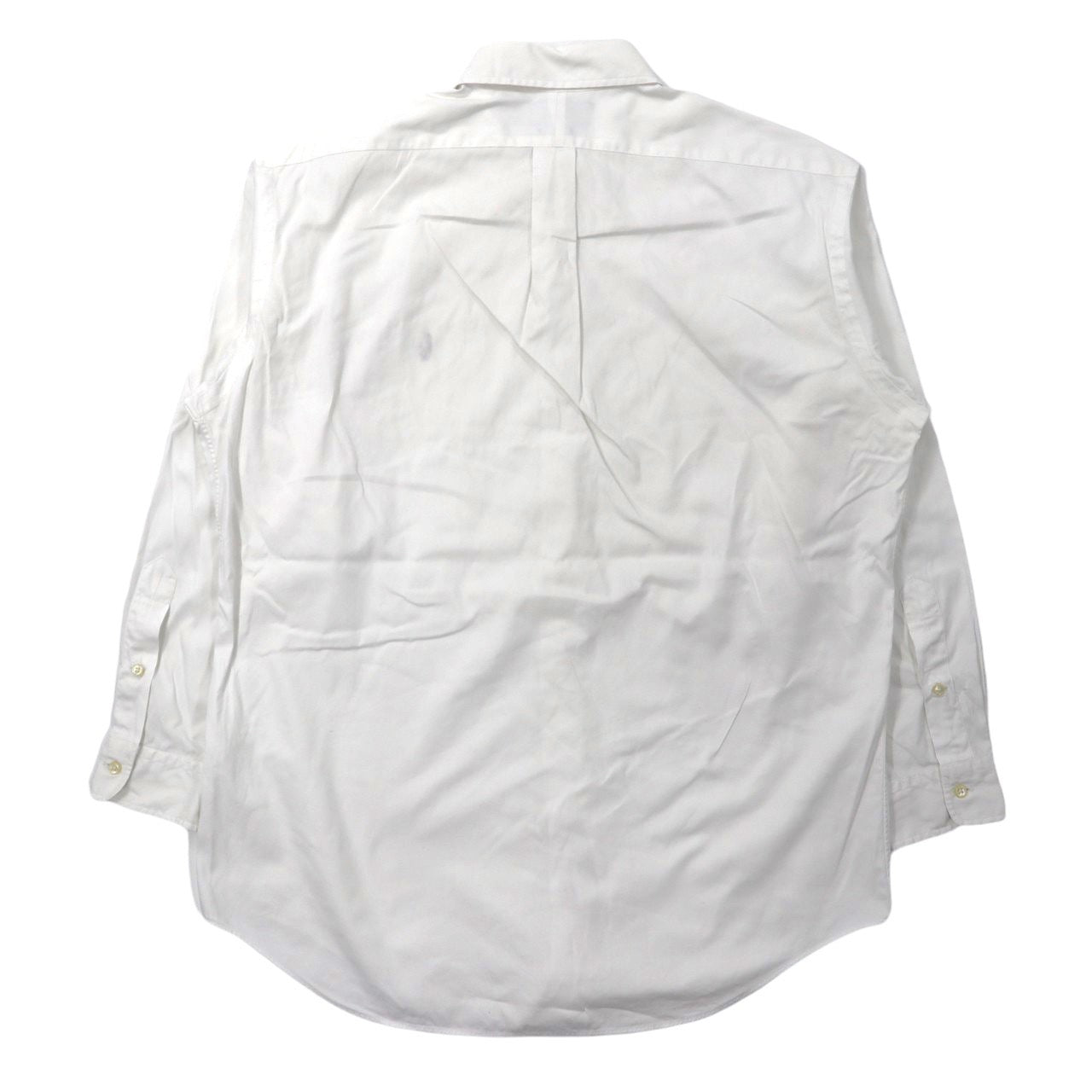 Ralph Lauren ボタンダウンシャツ 41 ホワイト コットン YARMOUTH スモールポニー刺繍