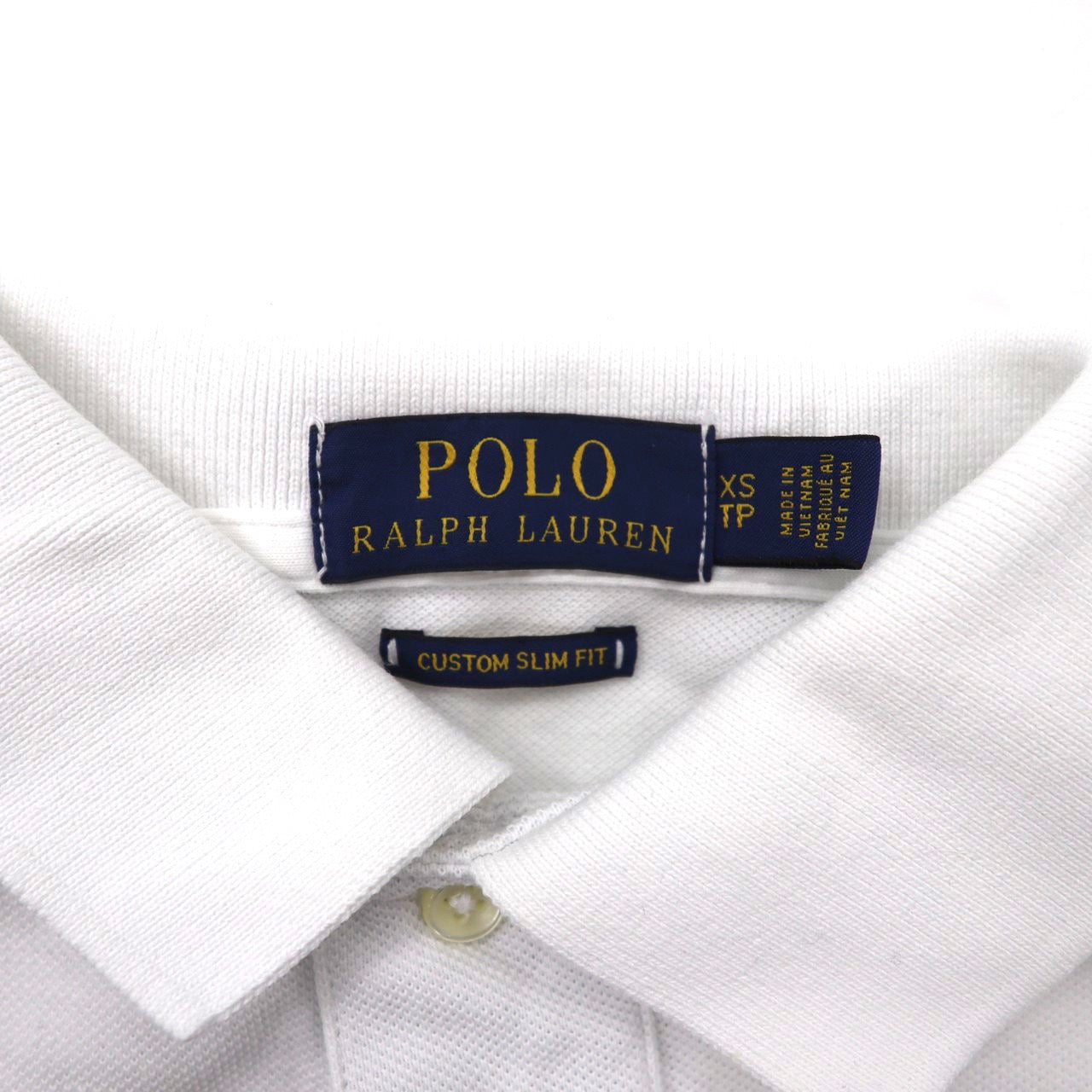 POLO RALPH LAUREN ポロシャツ XS ホワイト コットン