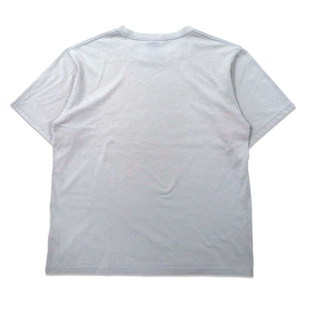 NIKE ロゴプリントTシャツ M グレー コットン 00年代