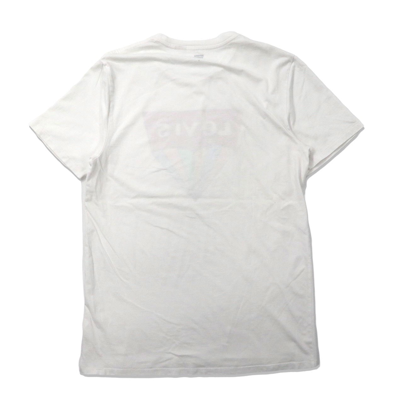 Levi's ロゴプリントTシャツ M ホワイト コットン