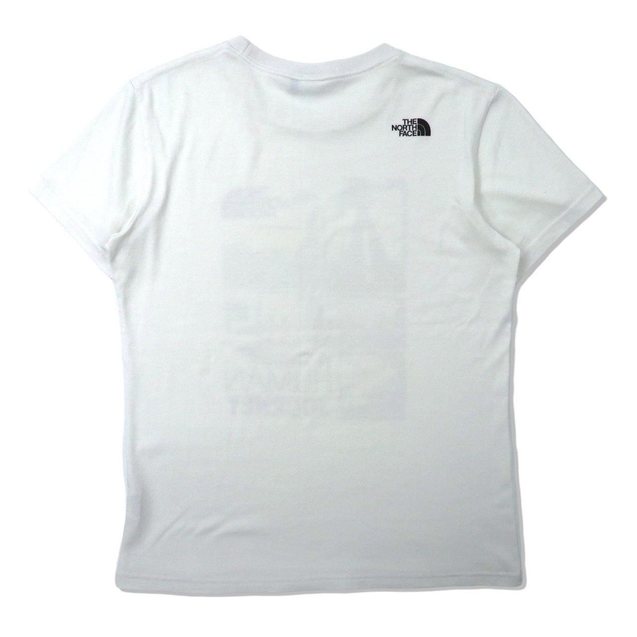 THE NORTH FACE プリントTシャツ L ホワイト コットン S/S Trip Photo Tee NT31321
