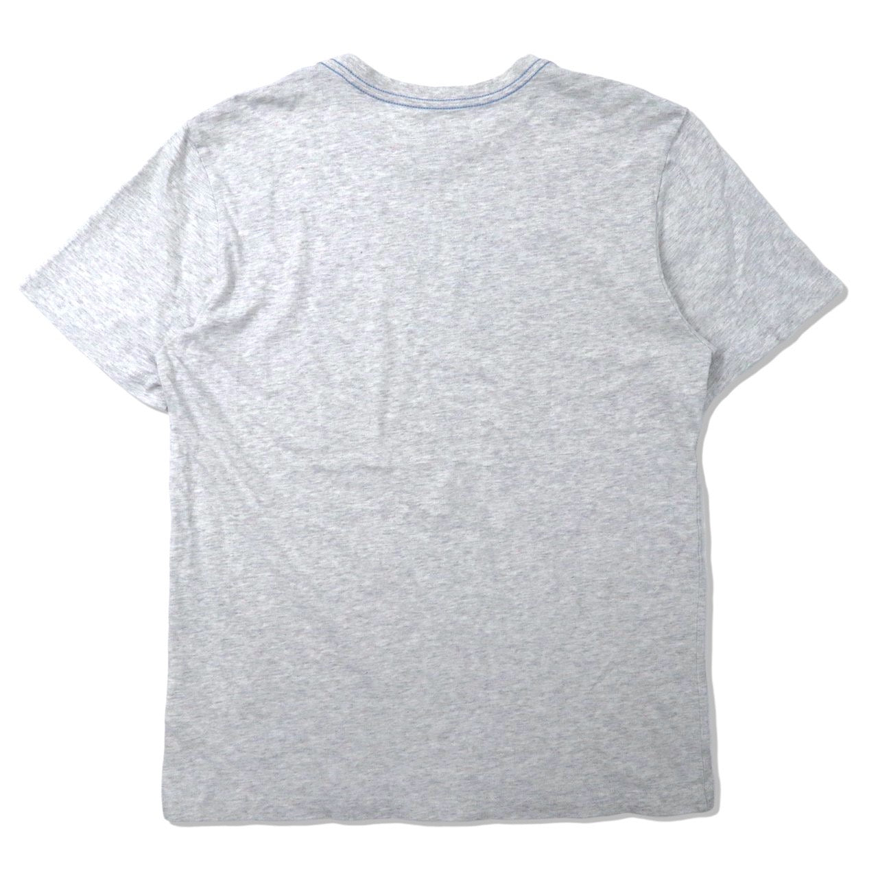 NIKE ビッグロゴプリントTシャツ XL グレー コットン