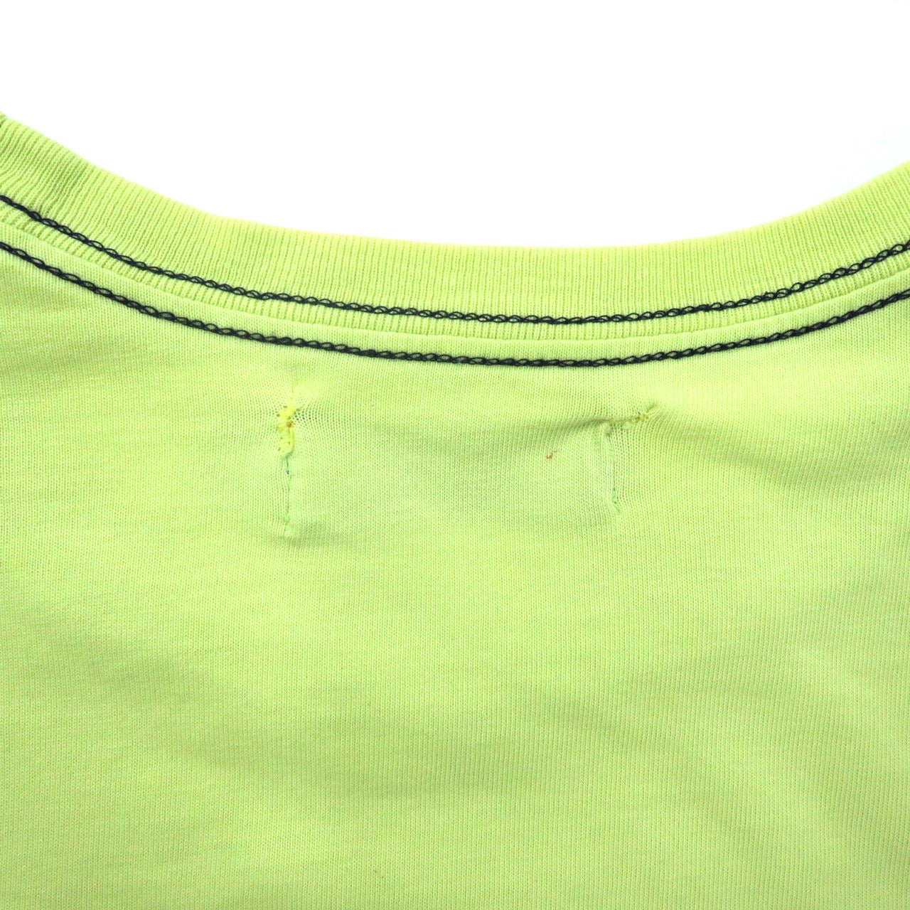 adidas originals ビッグロゴプリントTシャツ M グリーン コットン トレフォイルロゴ