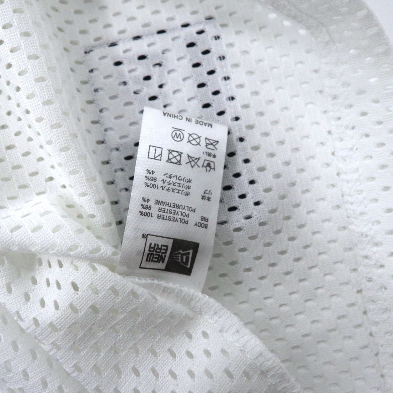 NEWERA ビッグサイズ メッシュTシャツ XL ホワイト ポリエステル SS MESH TEE 未使用品