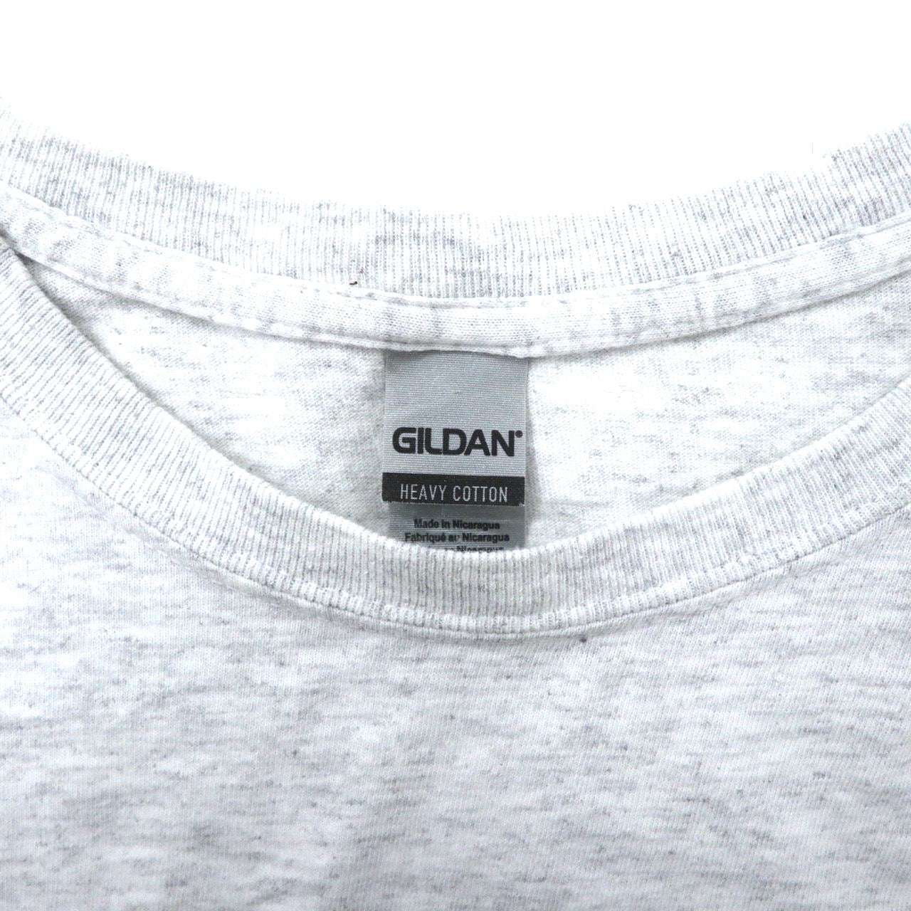 GILDAN ビッグサイズ カレッジプリントTシャツ XL グレー ヘヴィーコットン GOOD SPORTS ニカラグア製