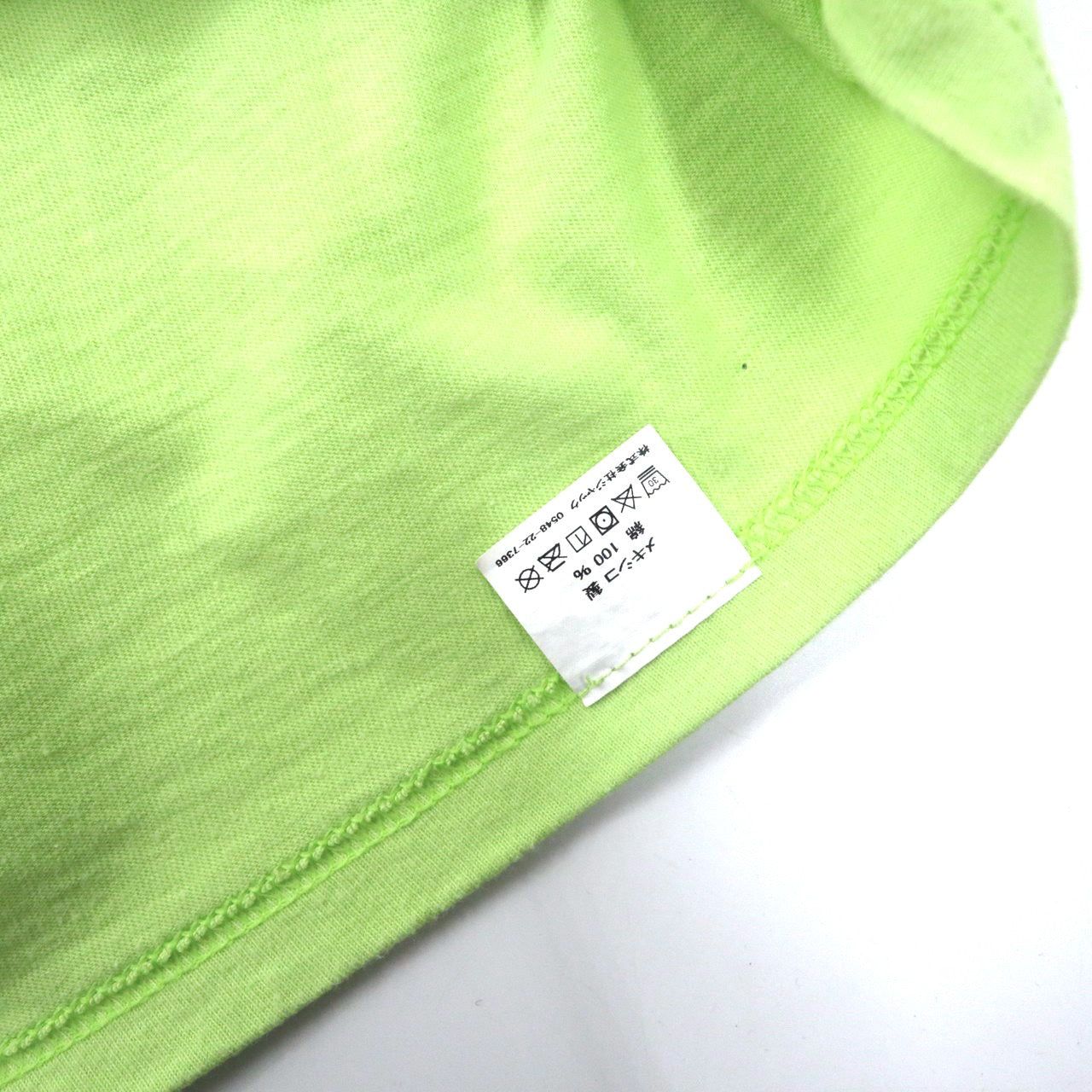 Stussy ロゴプリントTシャツ S グリーン コットン シャネルロゴ 