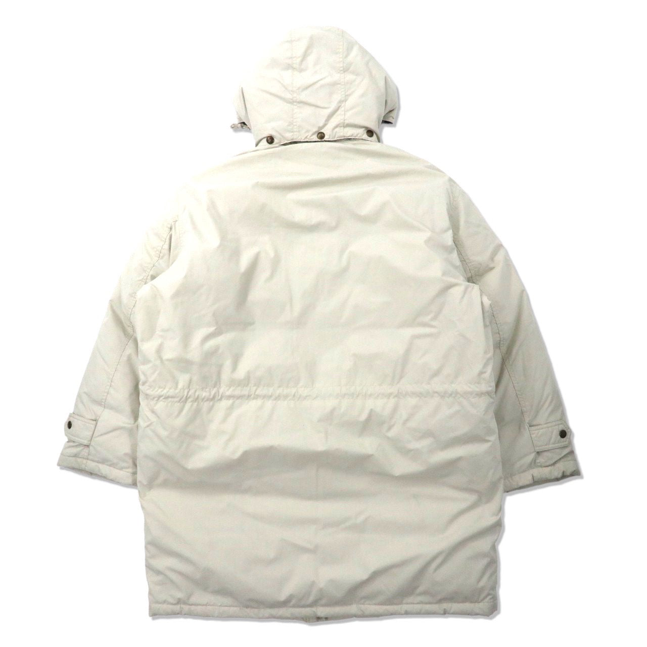 McGREGOR セーリングダウンジャケット LL ホワイト ポリエステル ドロスト フード着脱式 90年代