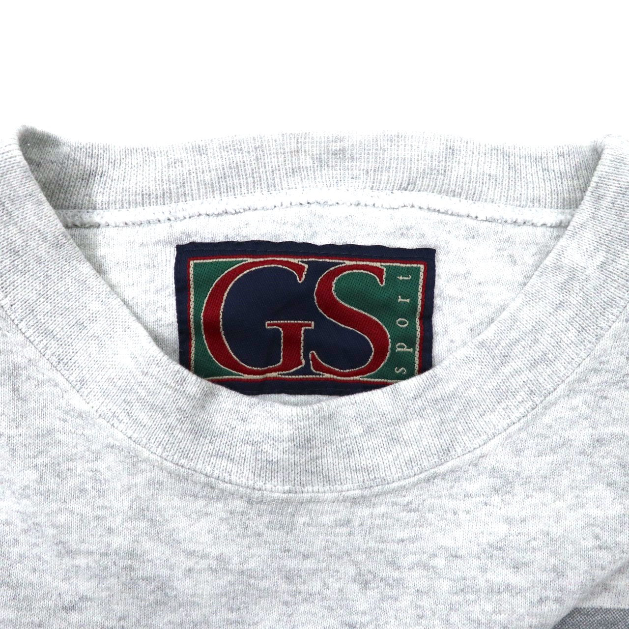 GS sport ビッグサイズ カレッジスウェット L グレー コットン 裏起毛 WISCONSIN BADGERS フットボール 90年代 USA製