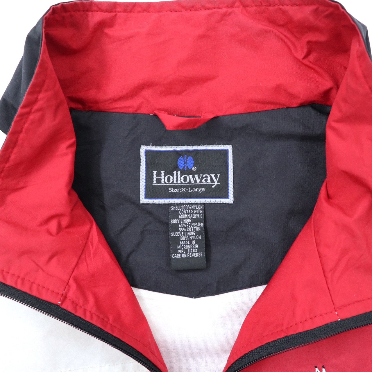 Holloway ビッグサイズ ナイロンジャケット XL マルチカラー 90年代 クレイジーパターン