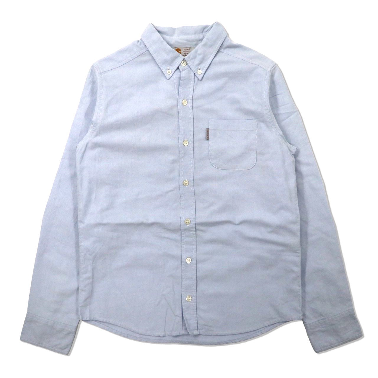 carhartt ボタンダウン オックスフォードシャツ M ブルー コットン-carhartt-古着