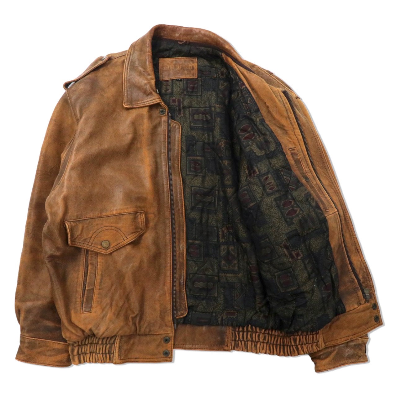 SUB URBAN G-1 Leather Flight Jacket LL Brown Boa Detachable – 日本