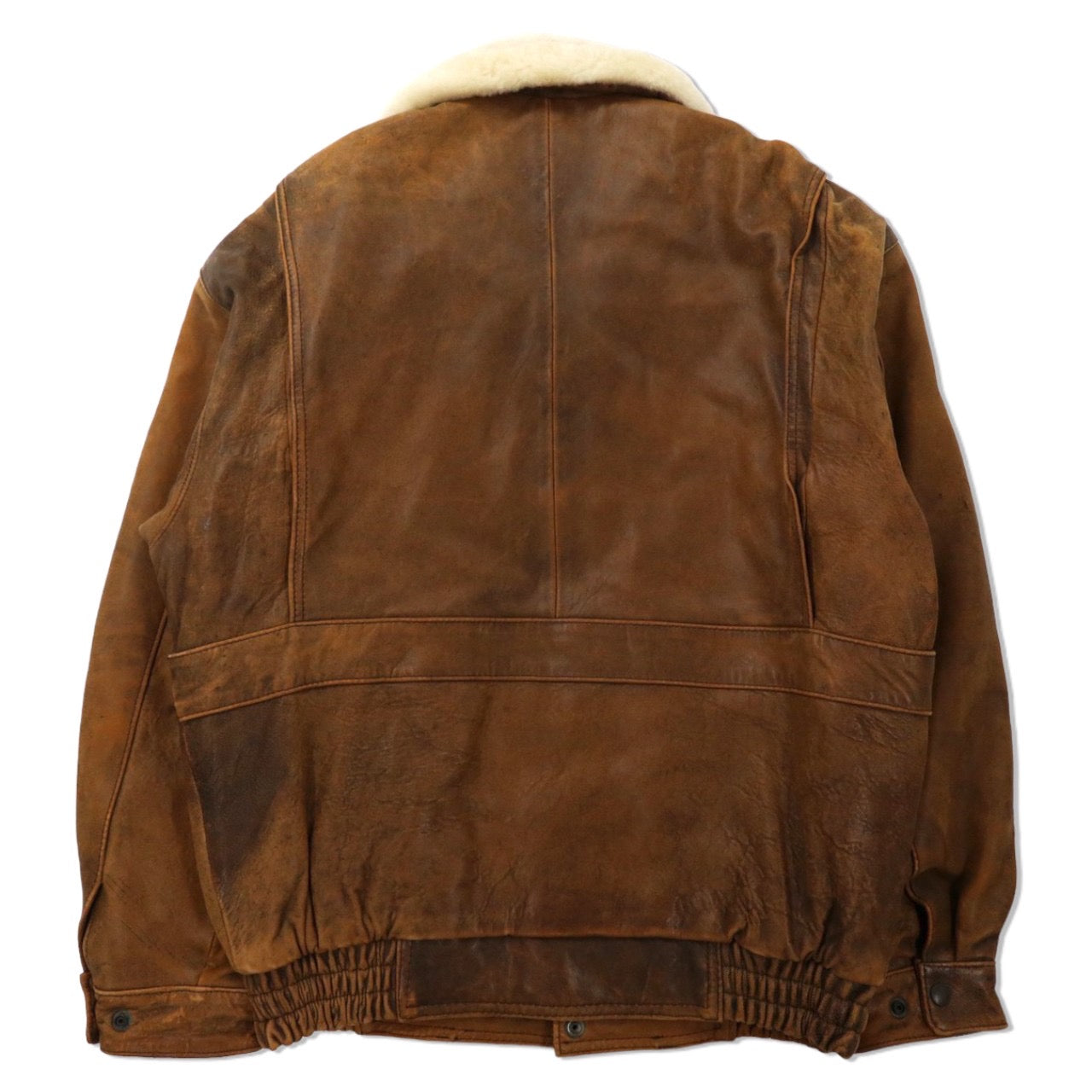 SUB URBAN G-1 Leather Flight Jacket LL Brown Boa Detachable – 日本