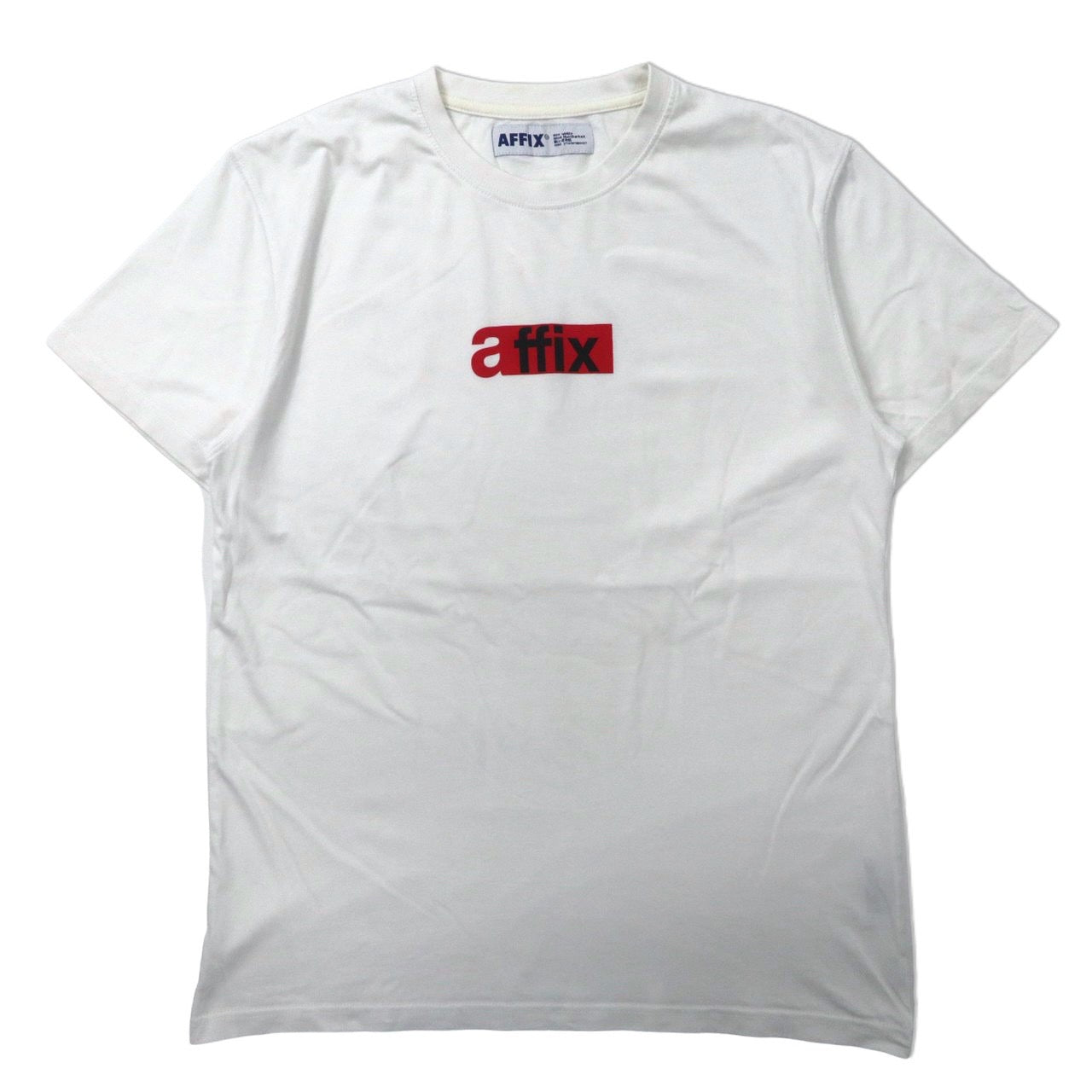 AFFIX WORKS ( AFFXWRKS ) ロゴプリント Tシャツ M ホワイト コットン ポルトガル製