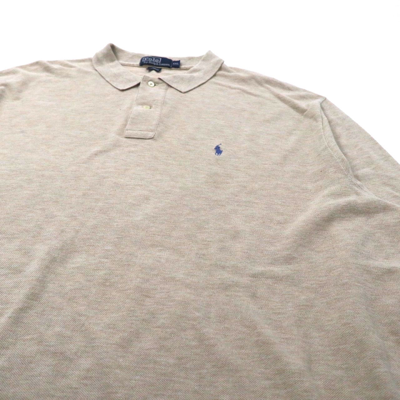 Polo by Ralph Lauren ビッグサイズ ラガーシャツ 長袖ポロシャツ XXL 