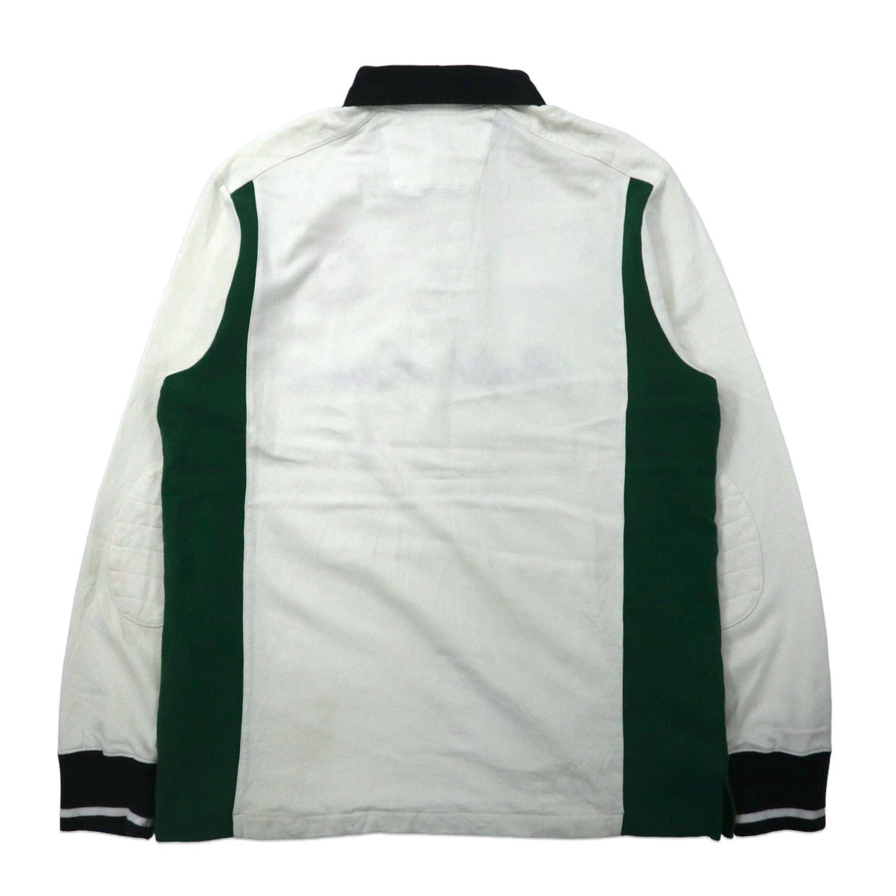 Polo by Ralph Lauren ビッグサイズ ラガーシャツ XL ホワイト コットン CUSTOM FIT ロゴ刺繍 POLO CHALLENGE CUP