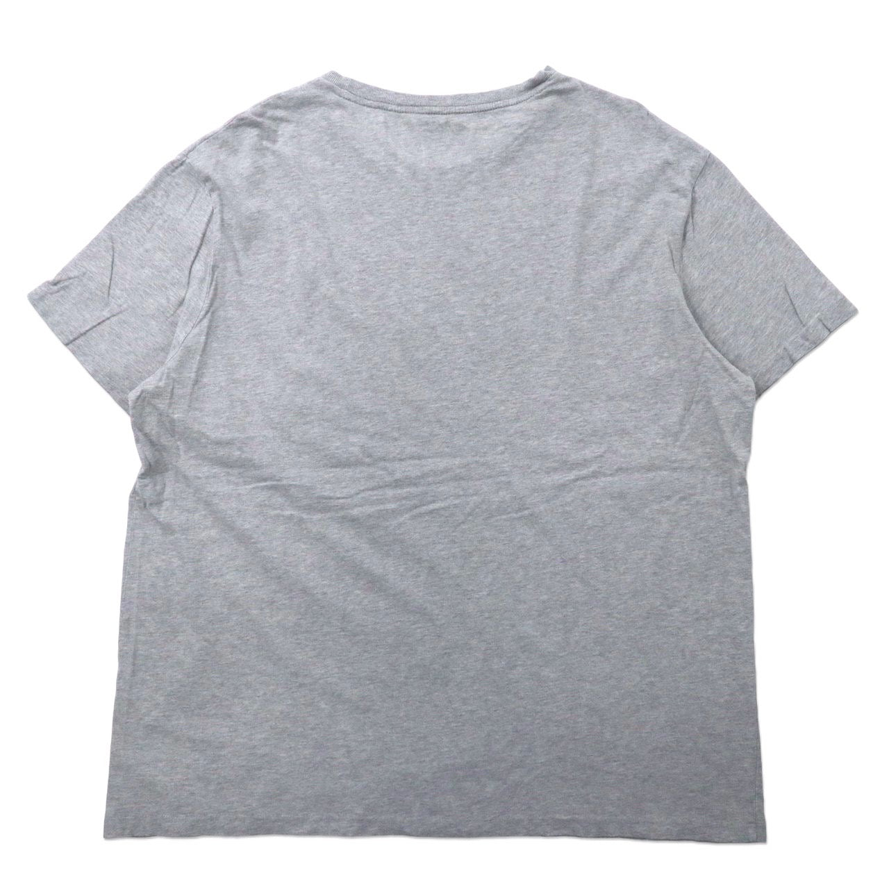 POLO RALPH LAUREN ビッグサイズTシャツ XL グレー コットン スモールポニー刺繍