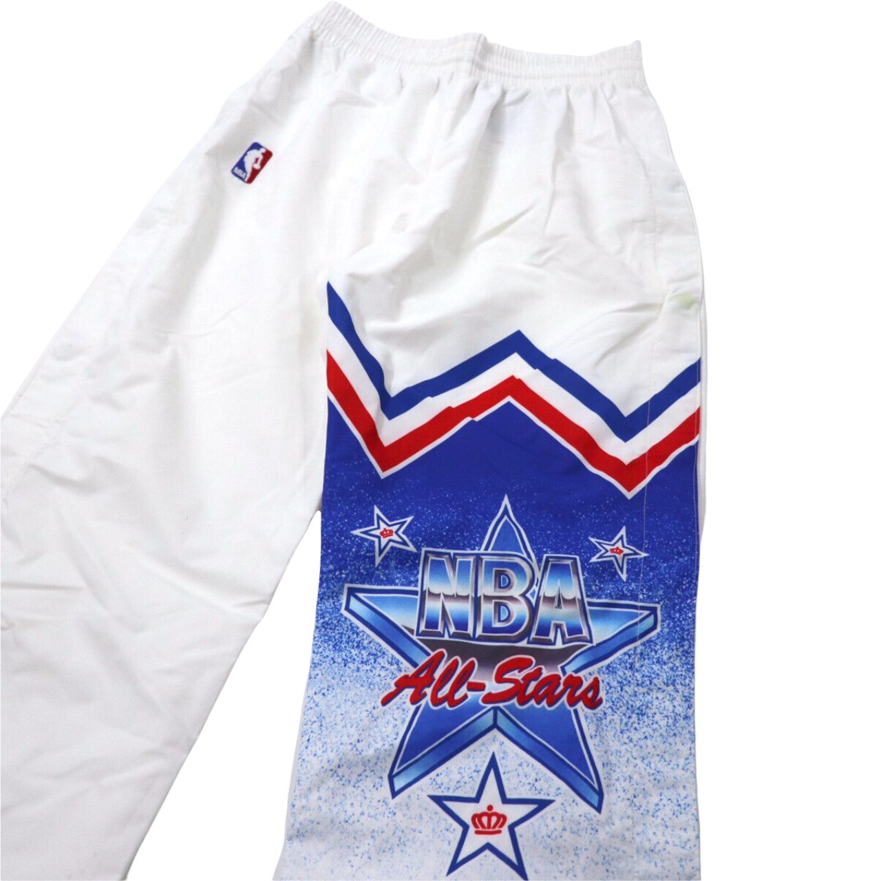 mitchell & ness トラックパンツ S ホワイト NBA ALL STAR GAME 1991 スナップボタン