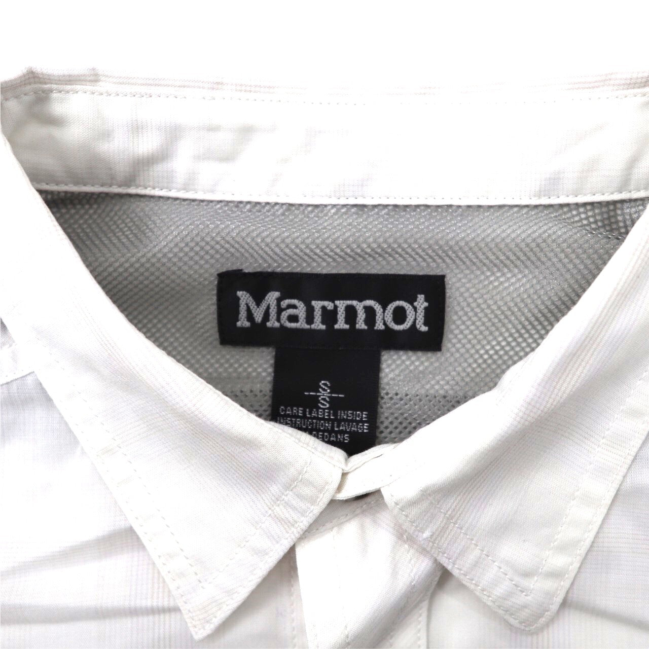 Marmot キューディープラッドロングスリーブシャツ S ホワイト ポリエステル