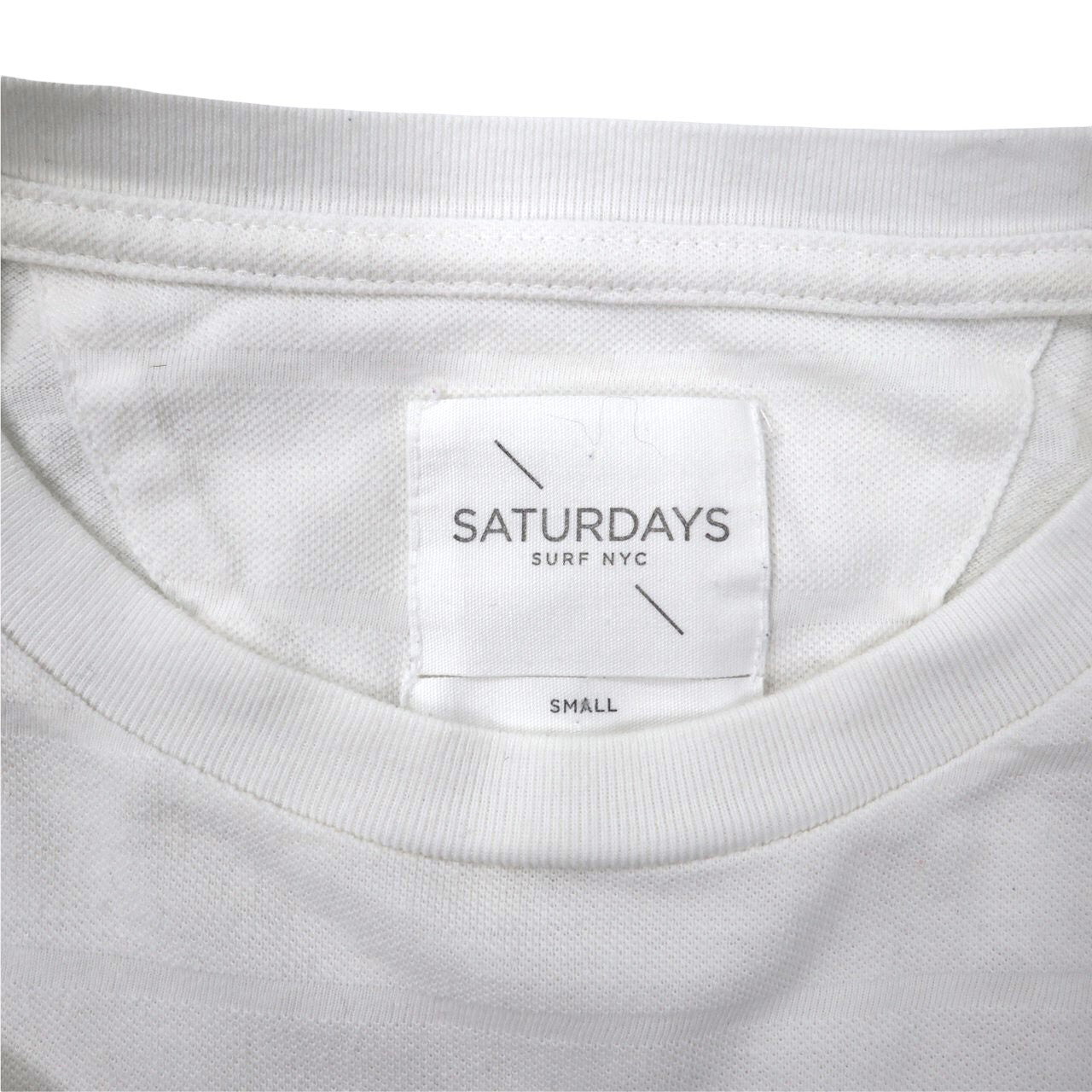 SATURDAYS SURF NYC ポケットTシャツ S ホワイト コットン