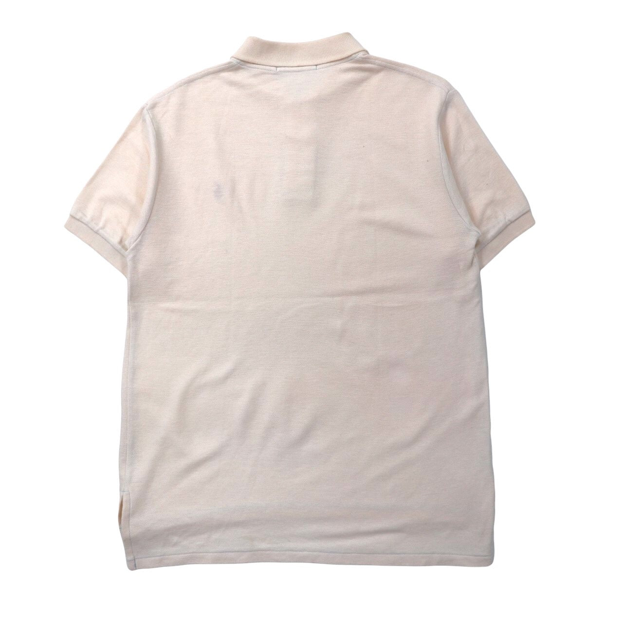 Polo by Ralph Lauren ポロシャツ L ホワイト コットン スモールポニー刺繍