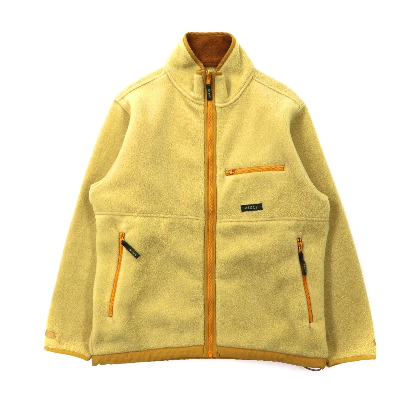 AIGLE Fleece Jacket S Yellow Polyester – 日本然リトテ
