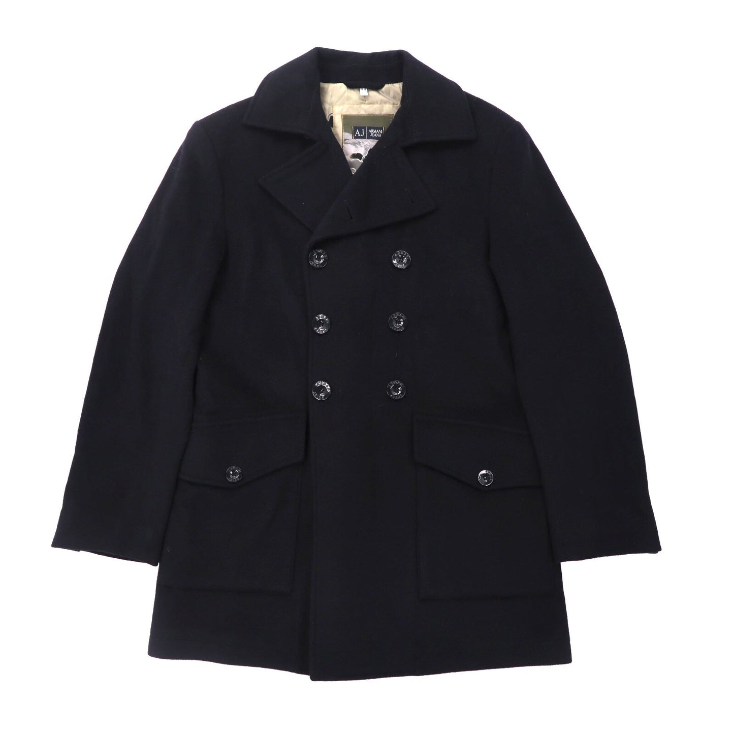 Armani Jeans Double Breasted coat th Anniversary Model – 日本然