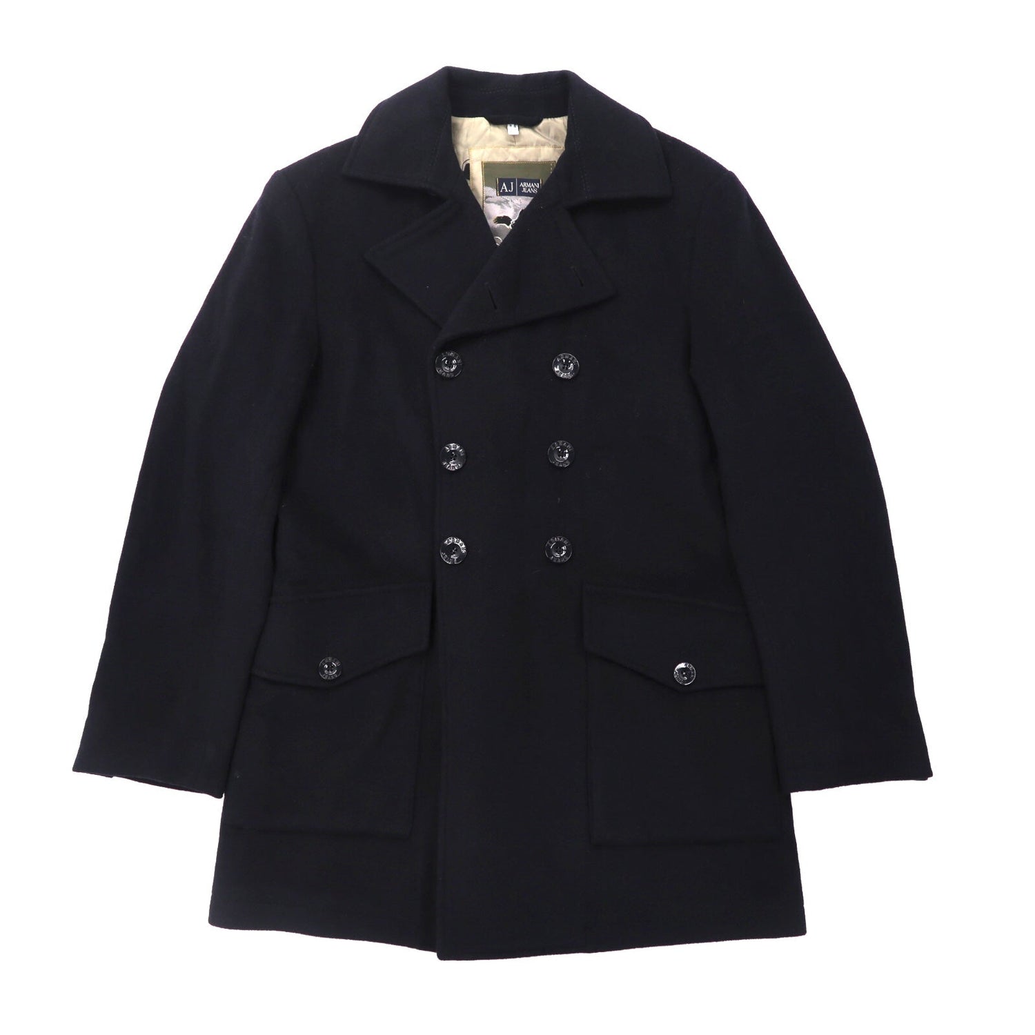 Armani Jeans Double Breasted coat 30th Anniversary Model – 日本然