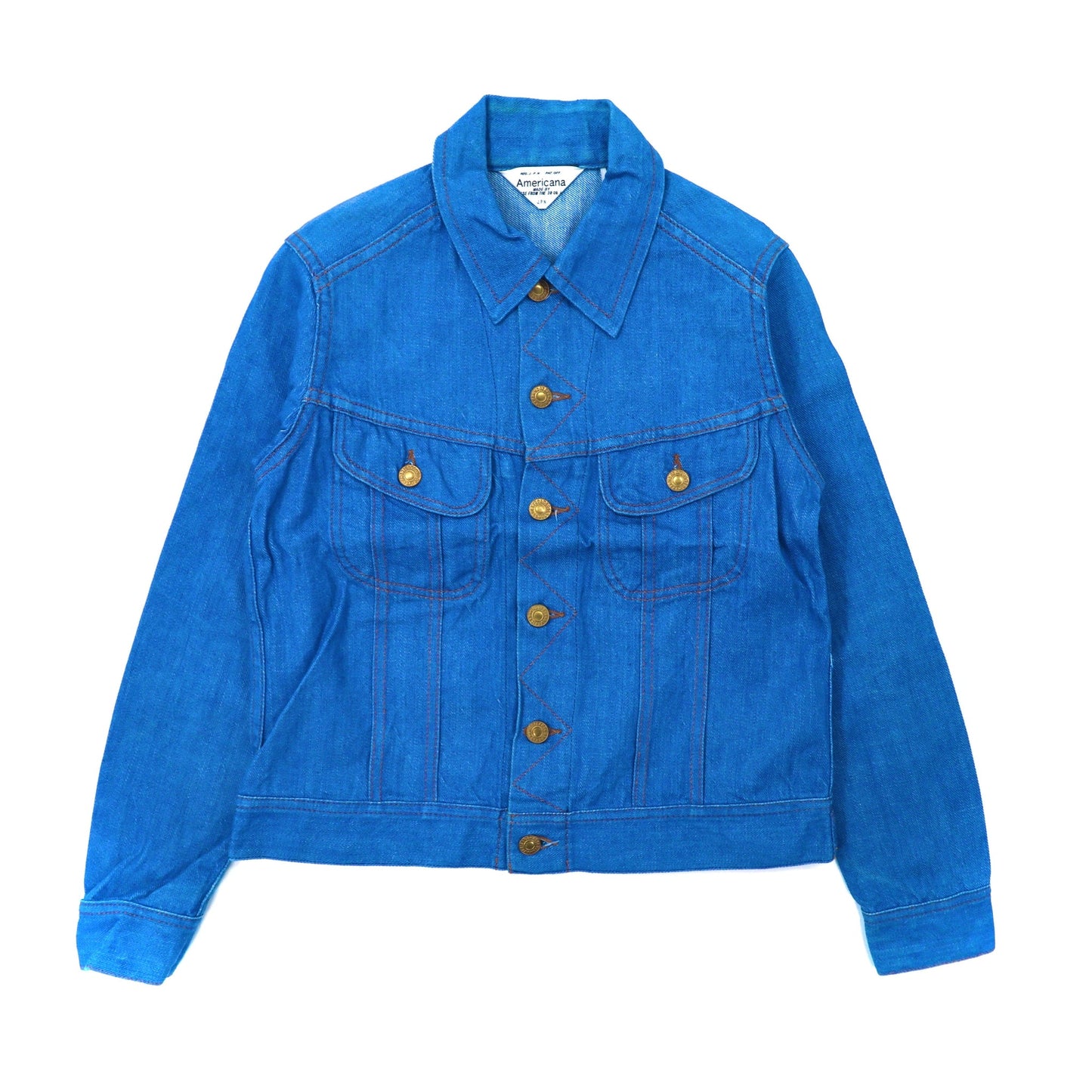 Americana デニムジャケット S ブルー 日本製-Americana-古着