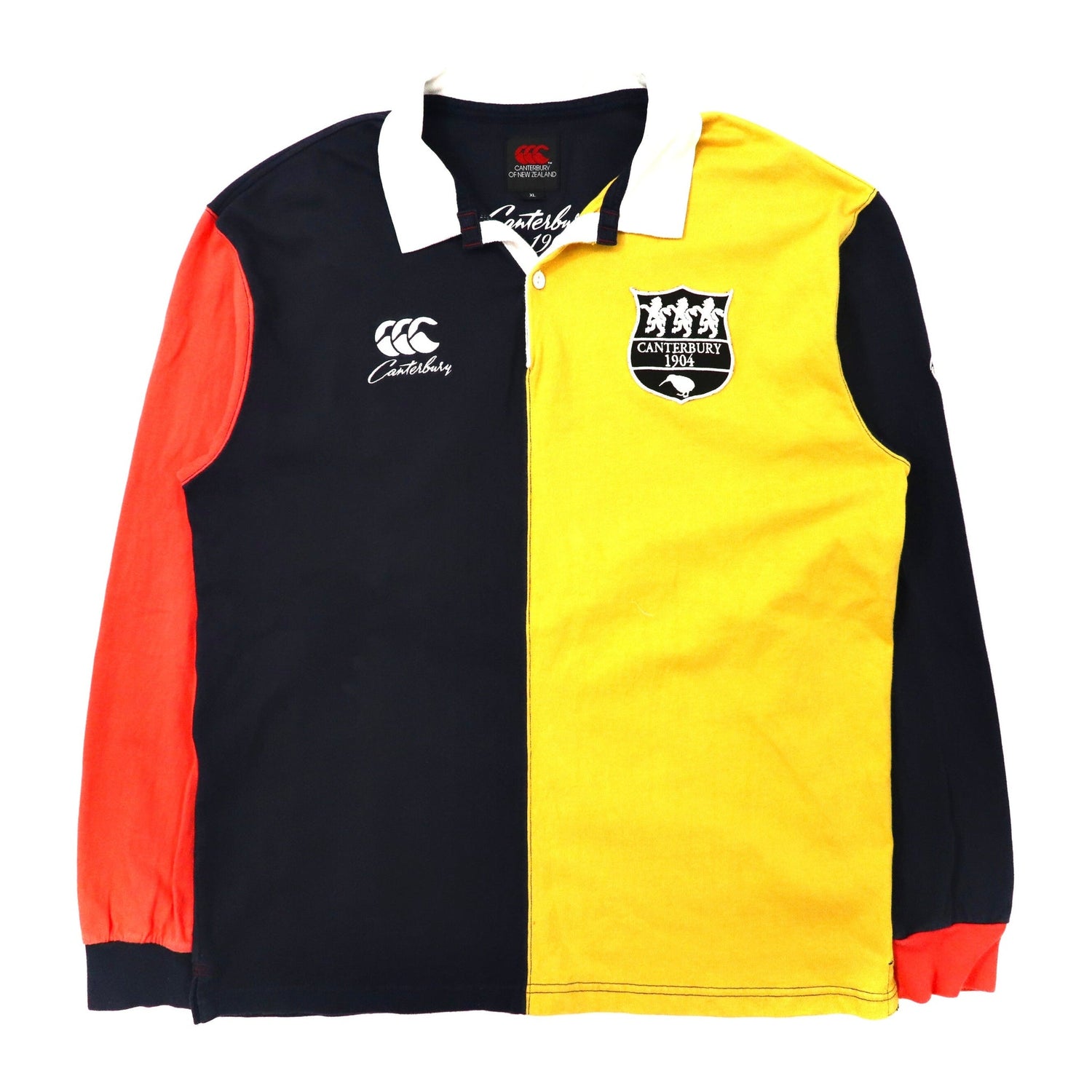 CANTERBURY オーストラリア製 ラガーシャツ マルチカラー クレイジー ...