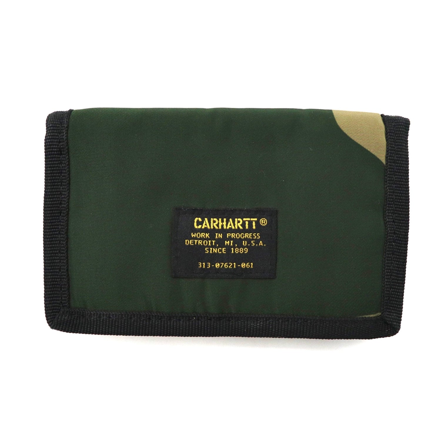 CARHARTT 3つ折り財布 カーキ カモフラ ナイロン ASHTON WALLET-carhartt-古着