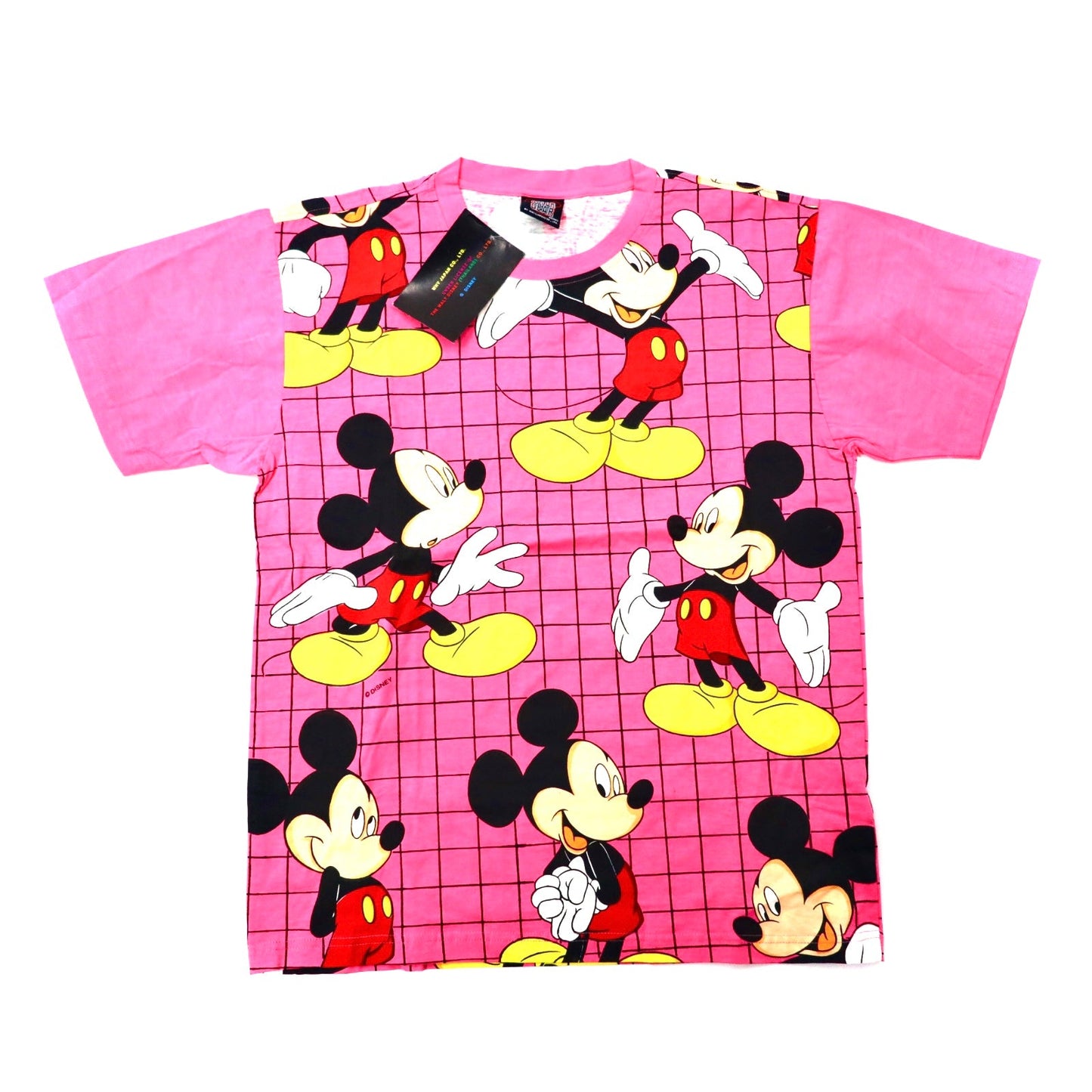 COLOR GEAR Tシャツ XL ピンク MICKEY MOUSE ビッグサイズ 未使用品-VINTAGE-古着