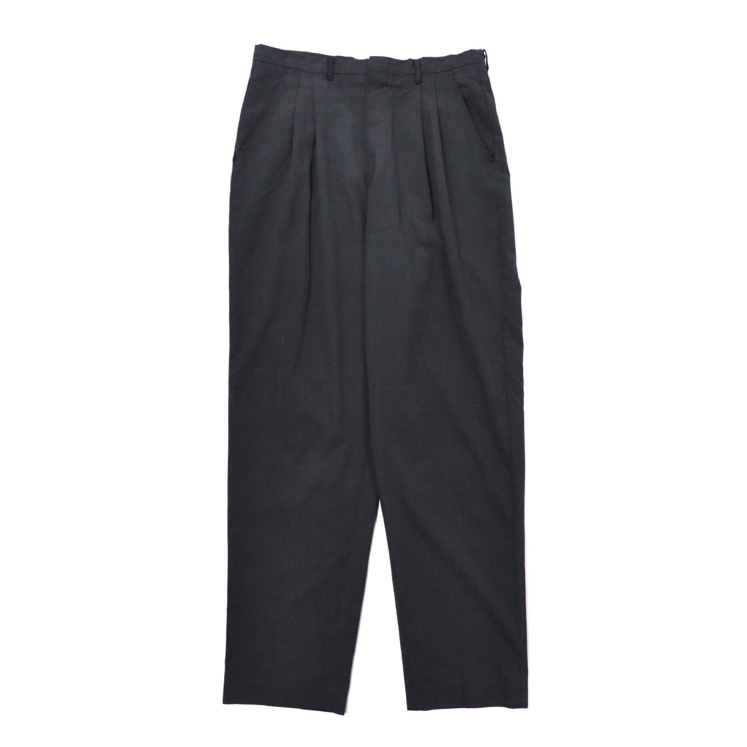 COTLER Tackwide Slacks Pants XL Gray 80s Wool USA Made – 日本然リトテ