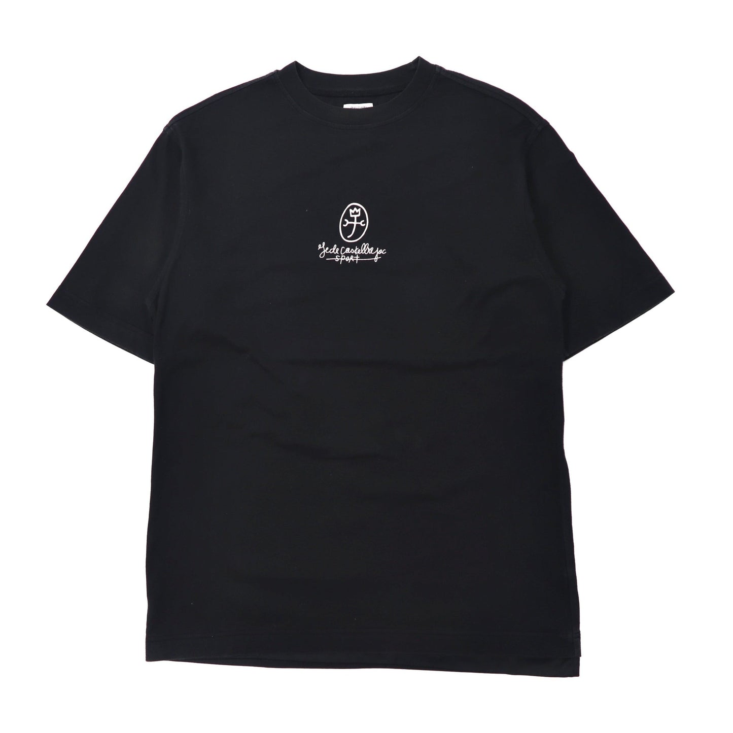 Castelbajac sport レイヤードTシャツ 3 ブラック フロントロゴ ビッグサイズ-Castelbajac-古着