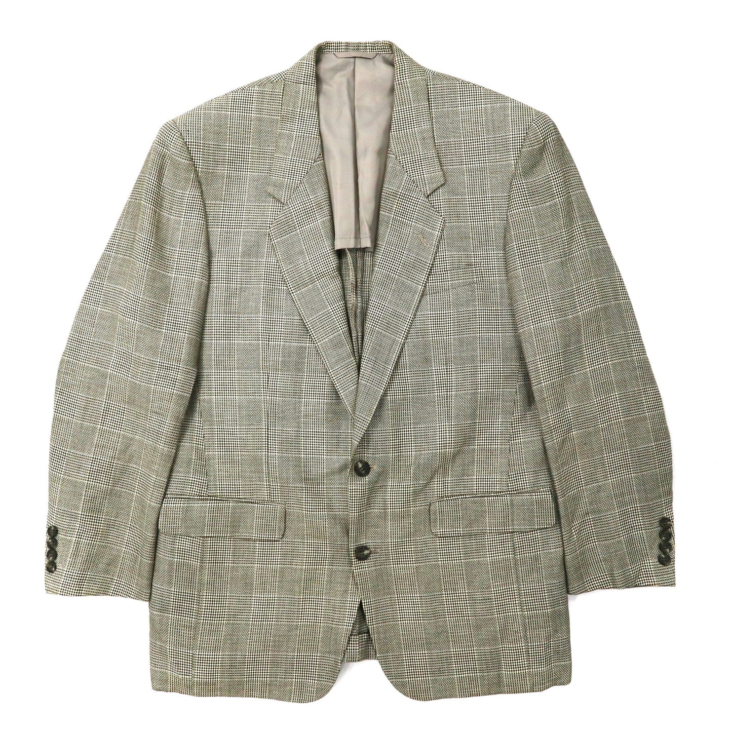 Christian Dior Monsieur 2B Tailored Jacket A-7 Gray CHECKED Wool