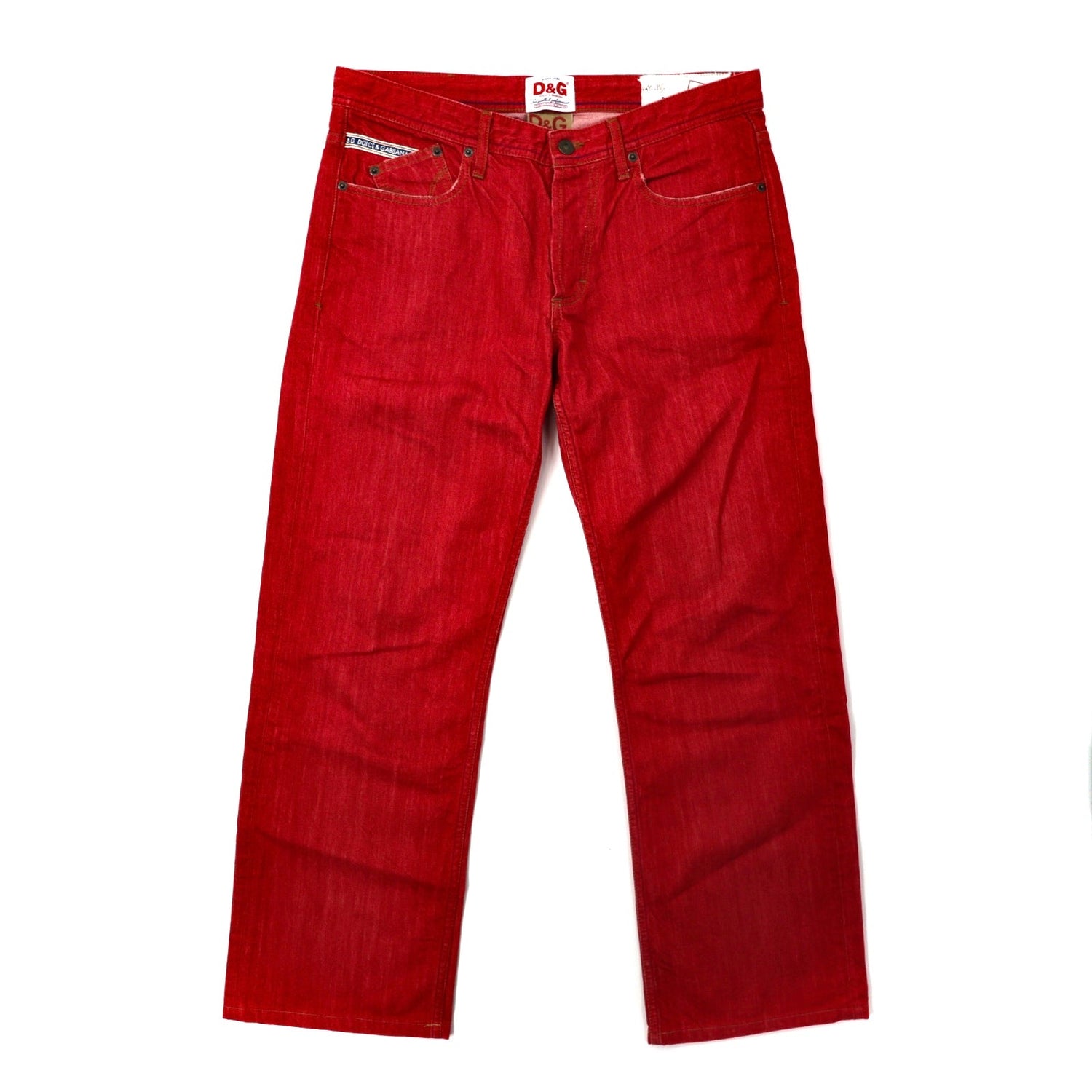 D & G denim pants 34 red R50040 / SD113 – 日本然リトテ