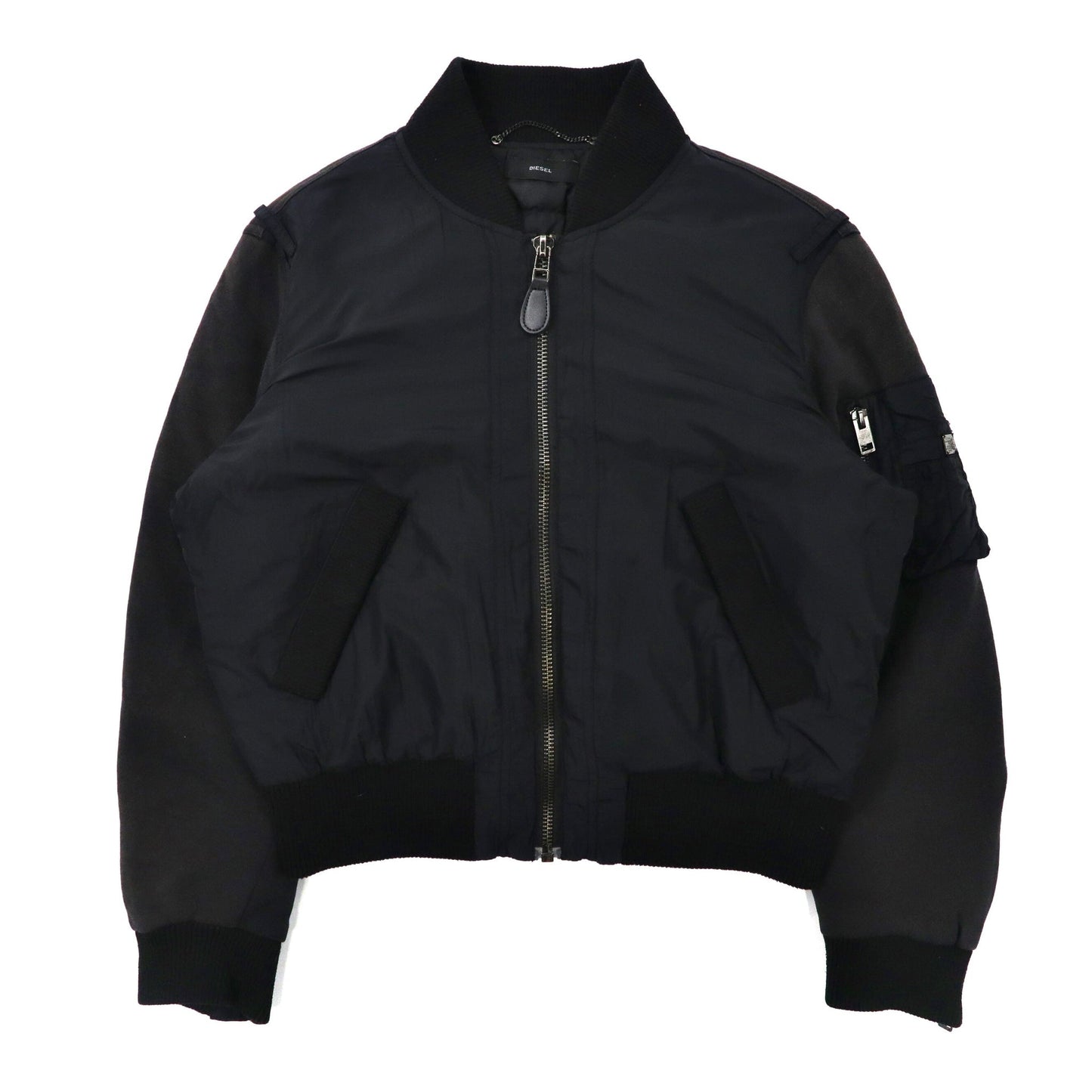 DIESEL MA-1 Flight Jacket S Black Nylon – 日本然リトテ