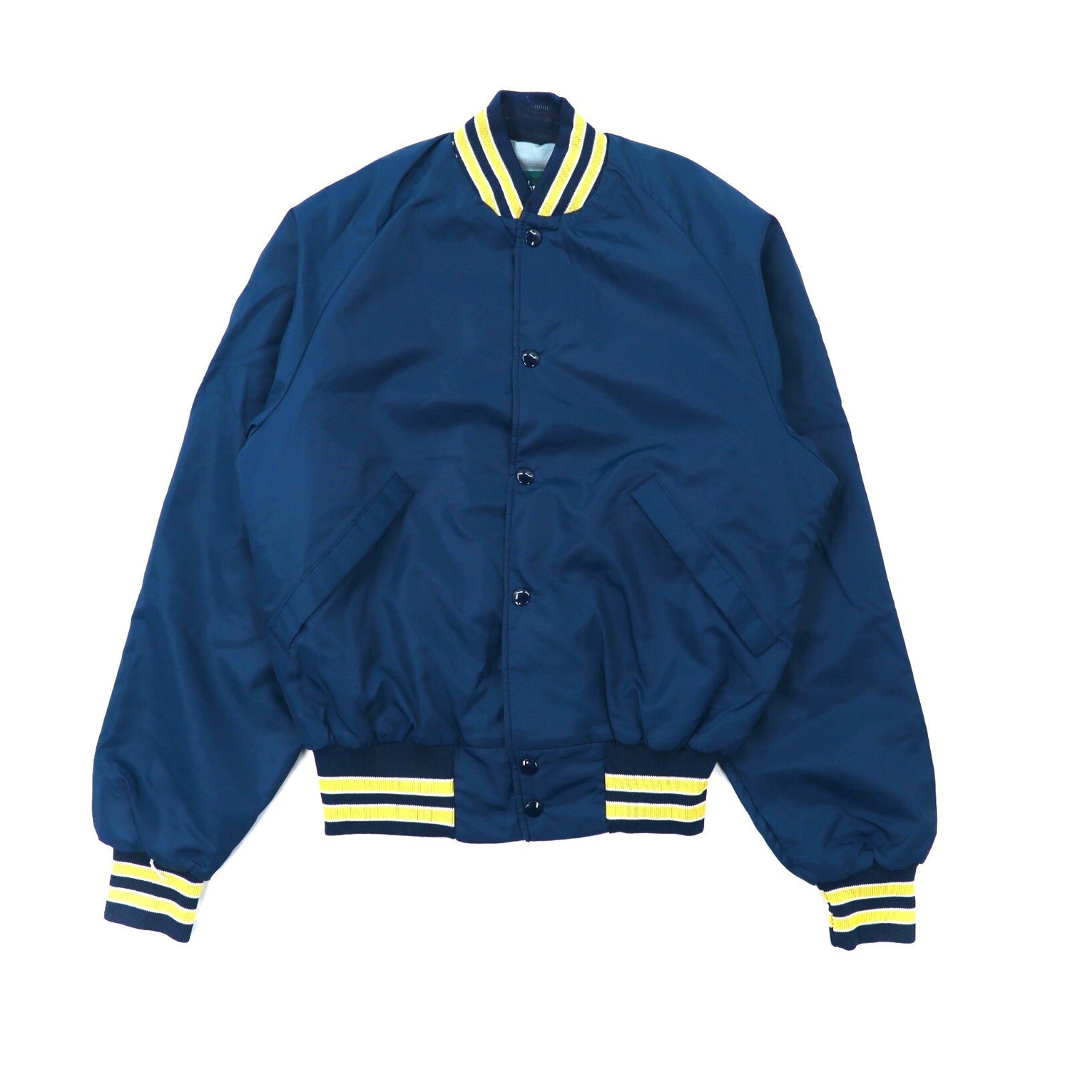 NYLON STADIUM JACKET ネイビー S スタジャン-