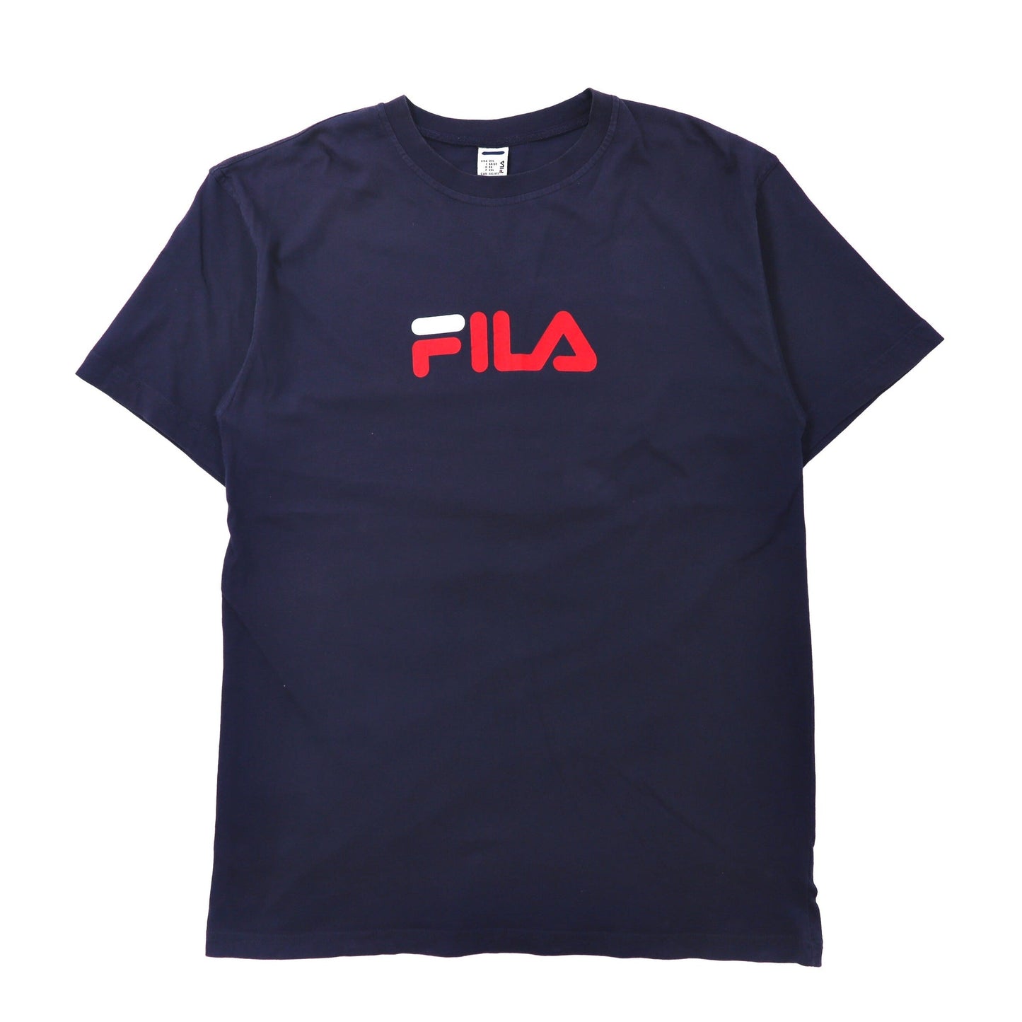 FILA ビッグサイズTシャツ XXL ネイビー ロゴプリント 90年代 トルコ製-FILA-古着