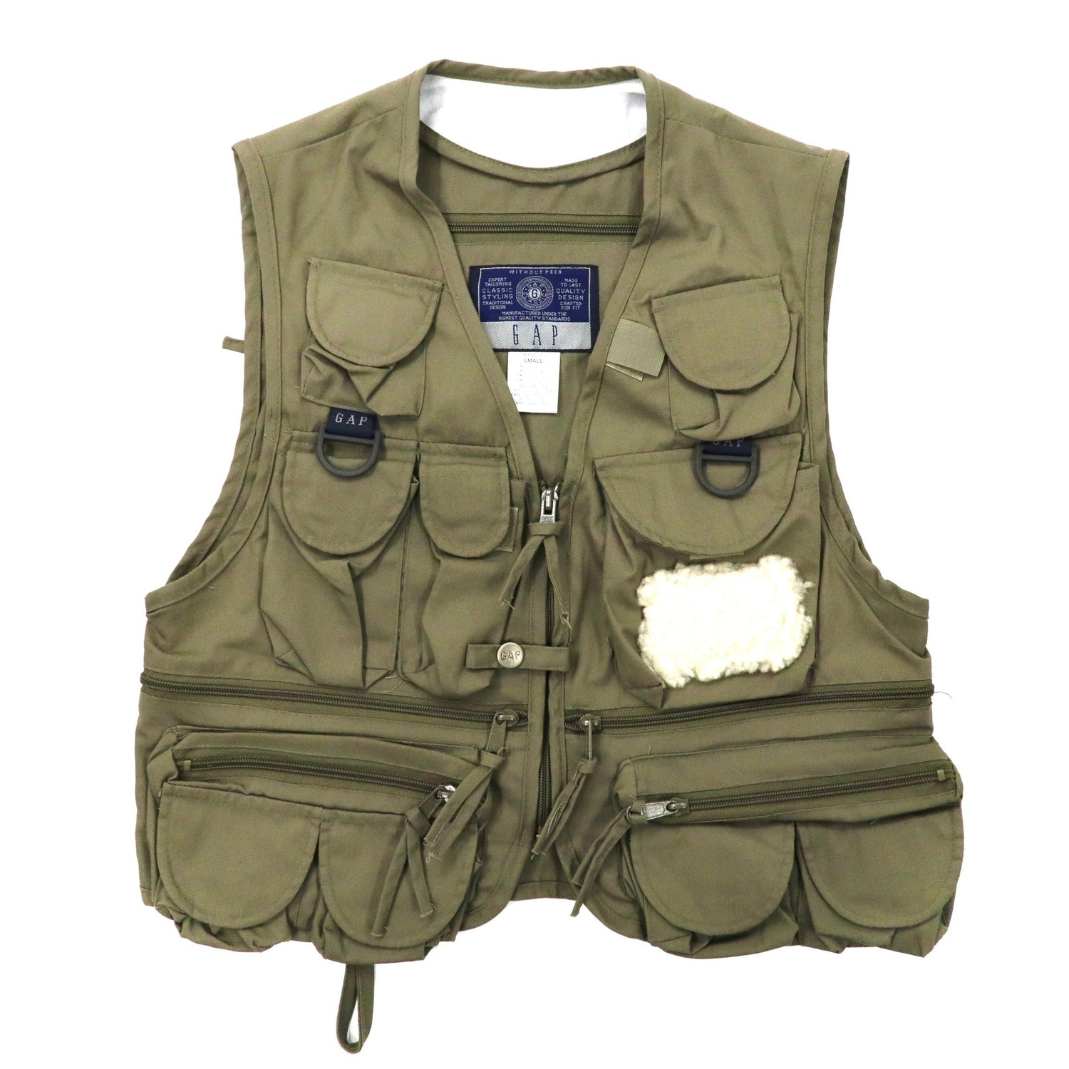 OLD GAP Tactical Nylon fleece Vest - ベスト