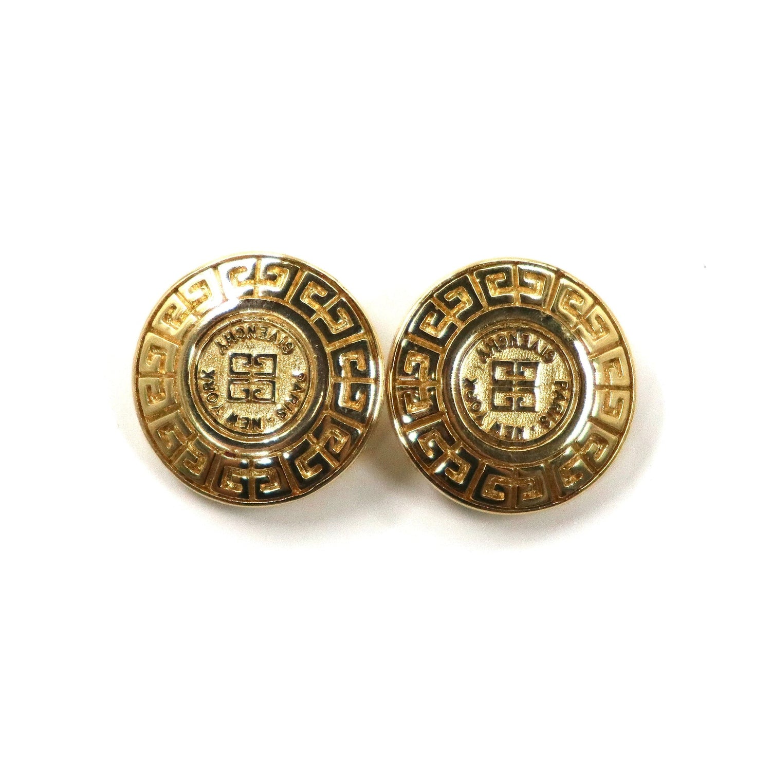GIVENCHY Earring Gold Logo Old – 日本然リトテ