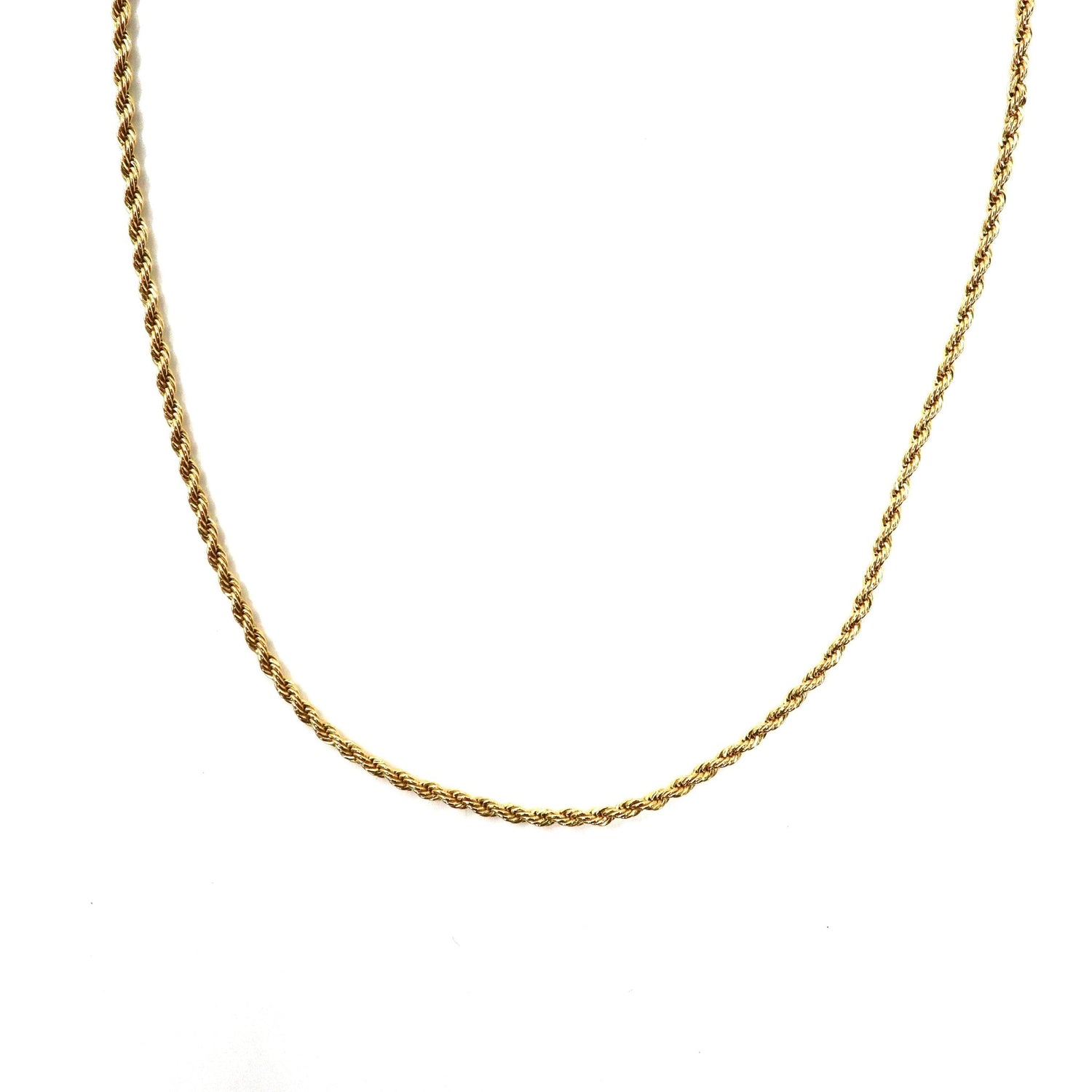 GIVENCHY Rope Chain Necklace Gold Vintage – 日本然リトテ