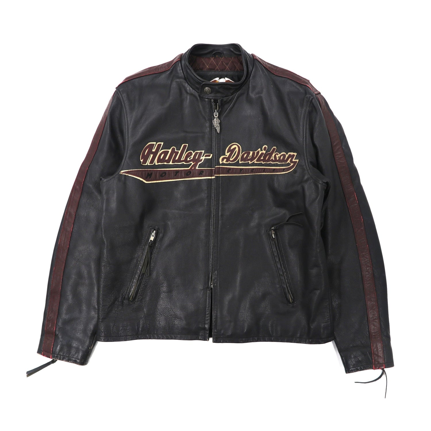 HARLEY DAVIDSON Riders Jacket L Leather Black – 日本然リトテ